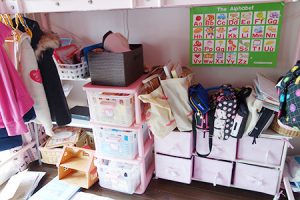福井のお片付けサポート子供部屋ビフォー